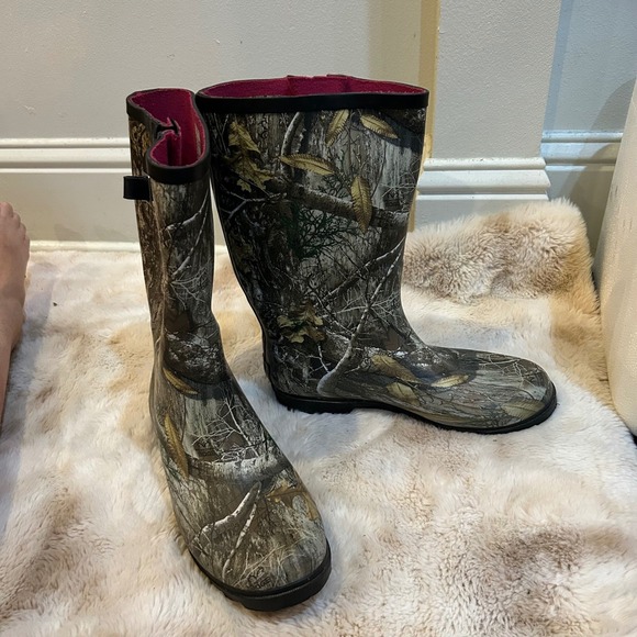 Hunting Boots Waterproof Camouflage Buckle Adjustable Outdoor Boots - Picture 1 of 6